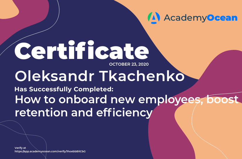 Employee onboarding Knowledge Library certificate: How to onboard new employees, boost retention and efficiency