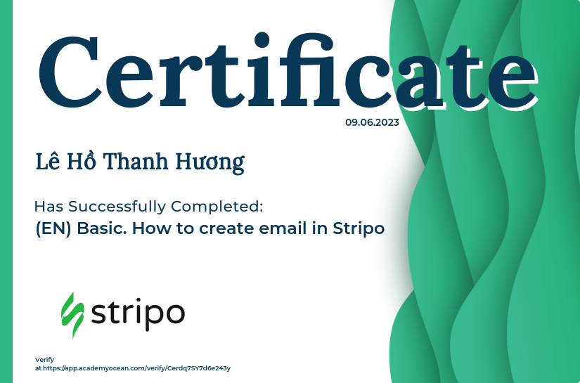 Stripo certificate: (EN) Basic. How to create email in Stripo (Outdated)