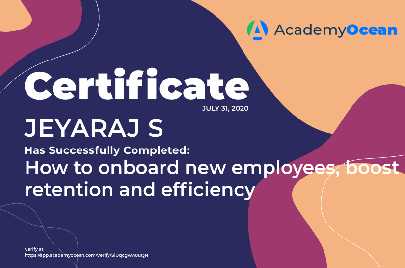 Employee onboarding Knowledge Library certificate: How to onboard new employees, boost retention and efficiency