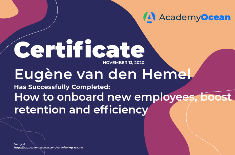 Employee onboarding Knowledge Library certificate: How to onboard new employees, boost retention and efficiency
