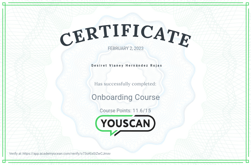 YouScan certificate: Social Listening Foundations with YouScan