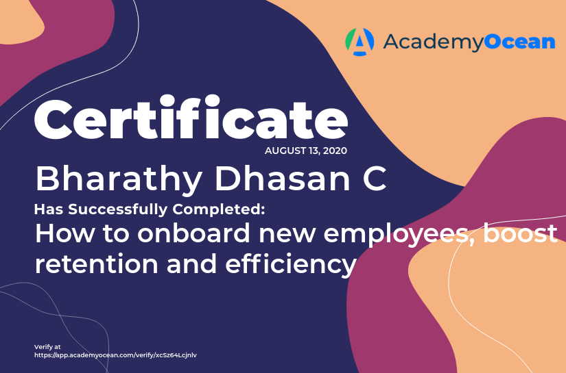 Employee onboarding Knowledge Library certificate: How to onboard new employees, boost retention and efficiency
