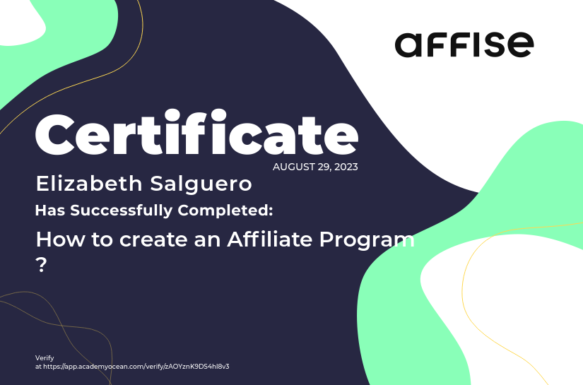 Affise certificate: How to create an Affiliate Program