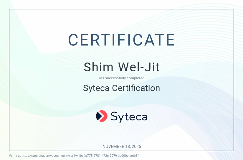 syteca academy certificate: Syteca Certification