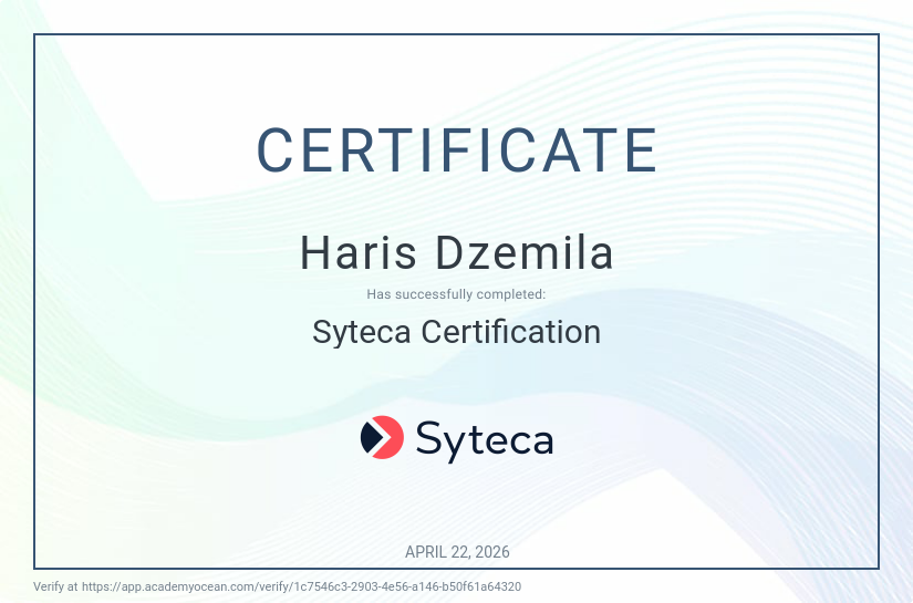 syteca academy certificate: Syteca Certification