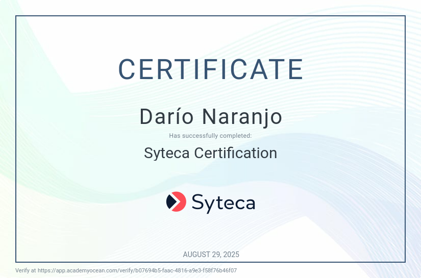 syteca academy certificate: Syteca Certification