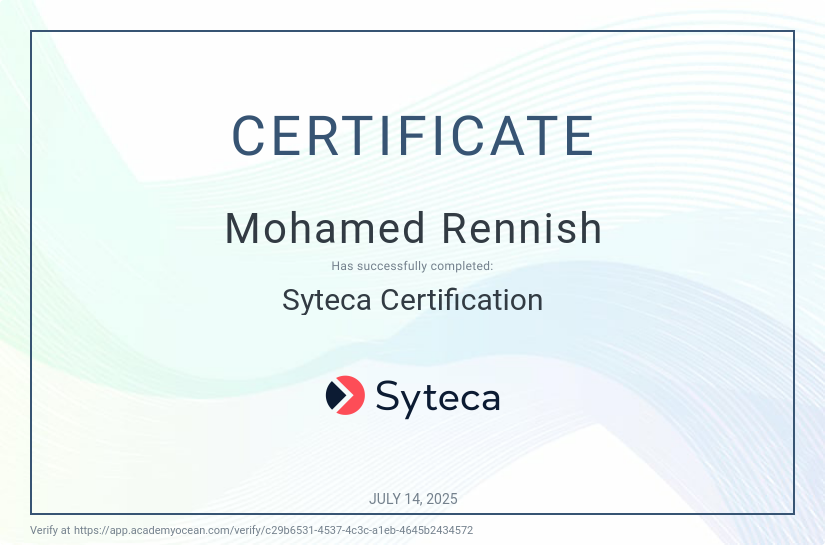 syteca academy certificate: Syteca Certification